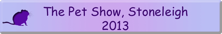 The Pet Show, Stoneleigh 2013