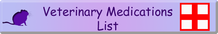 Veterinary Medications List